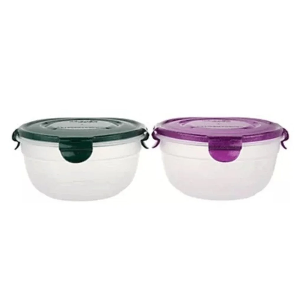 Lock & Lock 10pc Holiday Set 5 Bowls 3.5 Cup with 5 Festive Gift Bags K45728 NEW